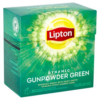 Lipton Dynamic Gunpowder zelený aromatizovaný čaj 20 sáčků 36g