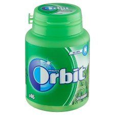 Wrigley's Orbit Spearmint žvýkačka bez cukru s mátovou příchutí 46 ks 64g