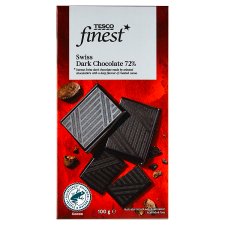 Tesco Finest Hořká čokoláda 72% 100g