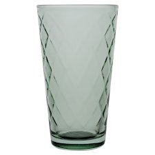 F&F Home Diamond Hiball Sage Green Glass 410 ml