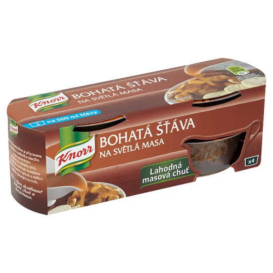 Knorr Bohatá Šťáva Na Světlá Masa 4 x 28g