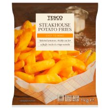 Tesco Steakhouse Potato Fries 1kg