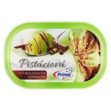 Prima Pistachio Ice Cream with Chocolate Topping 900ml