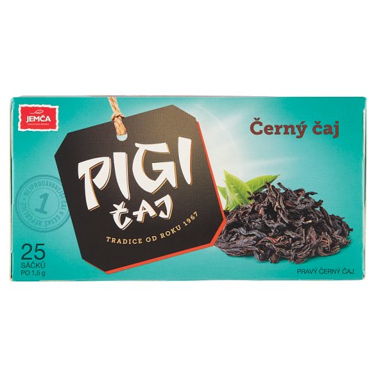 Jemča Pigi Tea Black 25 x 1.5g (37.5g)