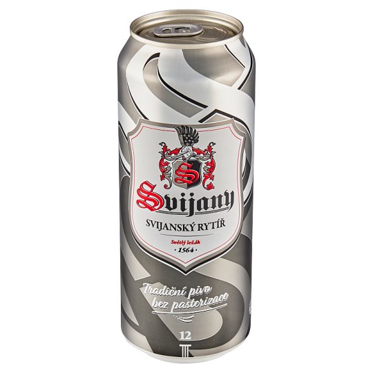Svijany Svijanský rytíř pivo světlý ležák 0,5l