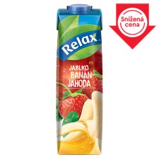 Relax Jablko banán jahoda 1l