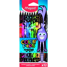 Maped Color' Peps Monster Coloured Pencils 12 pcs