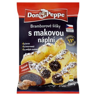 Don Peppe Bramborové šišky s makovou náplní 600g