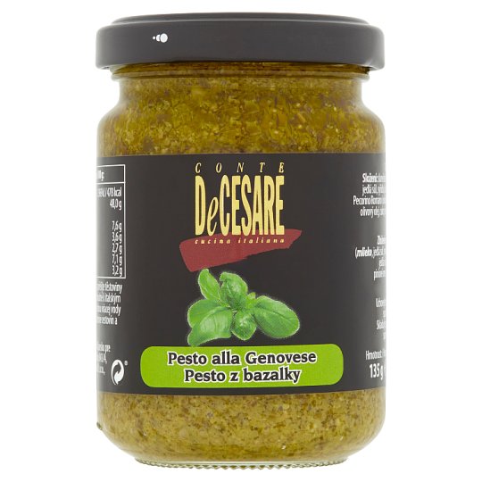 Conte DeCesare Pesto z bazalky 135g