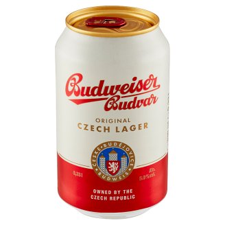 Budweiser Budvar Světlý ležák pivo 0,33l