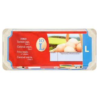 Tesco Čerstvá vejce L 10 ks