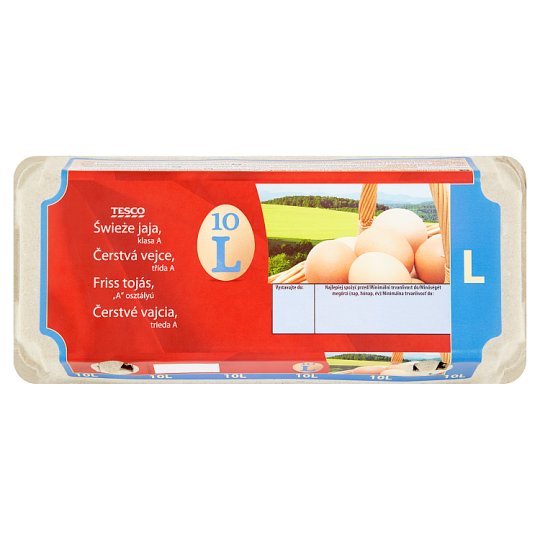 Tesco Čerstvá vejce L 10 ks