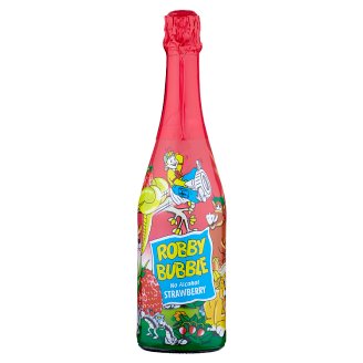 Robby Bubble Strawberry nealkoholický nápoj ochucený 0,75l