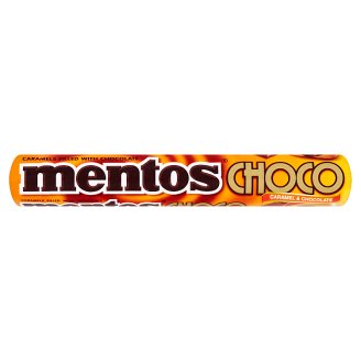 Mentos Choco karamelové žvýkací bonbóny s čokoládovou náplní 38g
