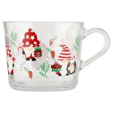 F&F Home X-Mas Gonk Glass Mug