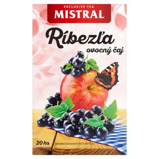 Mistral Ovocný čaj s černým rybízem 20 x 2g