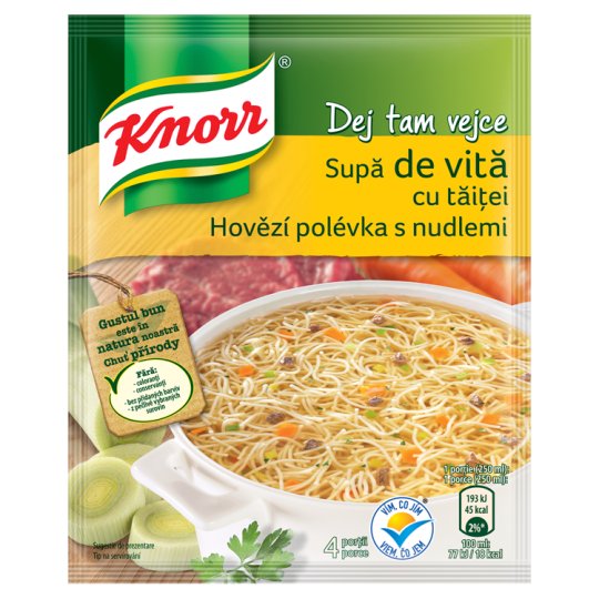 Knorr Dej Tam Vejce Hovězí polévka s nudlemi 59g