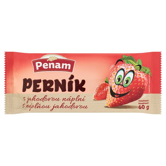 Penam Perník s jahodovou náplní 60g