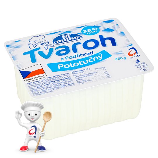 Milko Semi-Fat Curd from Poděbrady 250g