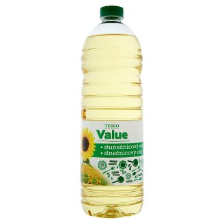 Tesco Value Slunečnicový olej 1l