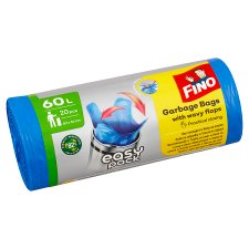 Fino Easy-Pack Garbage Bags Strong 60L 20 pcs