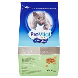 PreVital Premium Sterile pro kastrované a sterilizované kočky 1,4kg