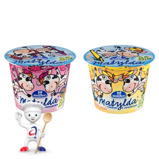 Milko Matylda Bio tvaroh s jogurtem malinová 90g