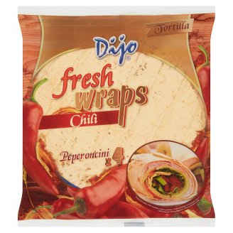 Dijo Tortilla pšeničná placka chilli 4 ks 250g