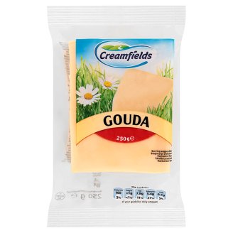 Creamfields Gouda Full Fat Cheese 250g - Tesco Groceries