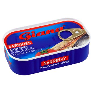 Giana Sardinky v tomatové omáčce 125g