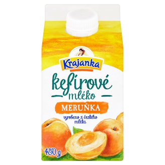 Krajanka Kefírové mléko meruňka 450g