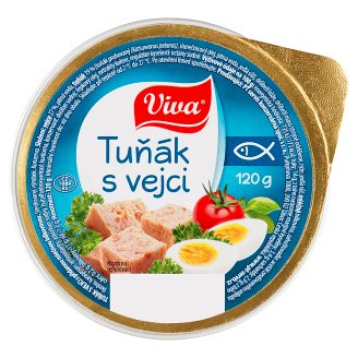 Viva Tuňák s vejci 120g