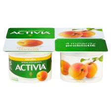 Activia probiotický jogurt meruňka 4 x 120g