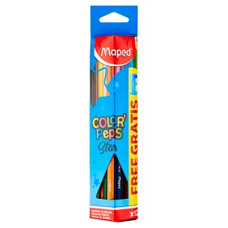 Maped Color' Peps Pastelky trojboké 12 ks + ořezávátko