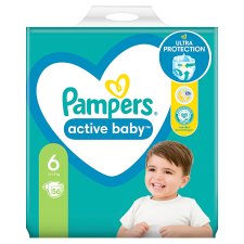 Pampers Active Baby Nappies Size 6 X56, 13kg-18kg