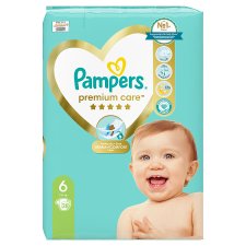 Pampers Premium Care Size 6, Nappy x38, 13kg+