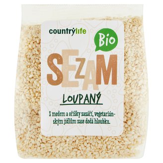 Country Life Bio sezam loupaný 100g
