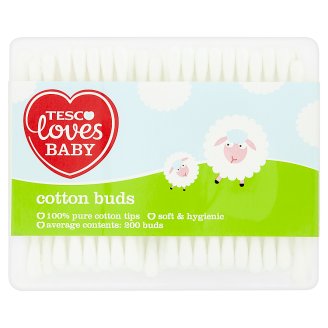 Tesco Loves Baby Hygienické vatové tyčinky 200 ks