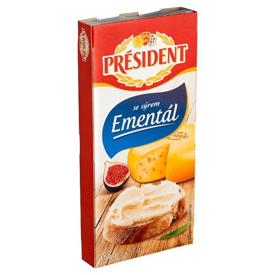 Président with Emmental Cheese 3 x 50g (150g) Tesco Groceries