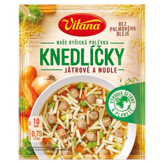 Vitana Knedlíčky játrové a nudle polévka 58g