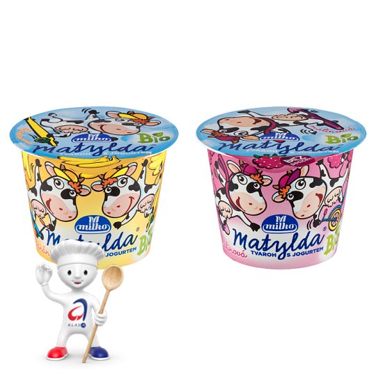 Milko Matylda Bio tvaroh s jogurtem banánová 90g