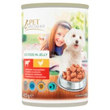 Tesco Pet Specialist Pieces with Beef and Chicken in Jelly 415g