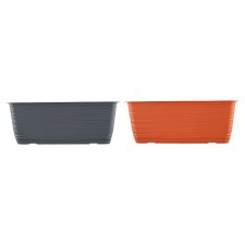 Form Plastic Plastic Flowerpot Sahara Box with Saucer 40