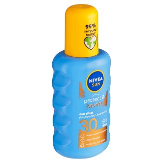 Nivea Sun Protect & Bronze Sprej na opalování podporující zhnědnutí OF 30 200ml