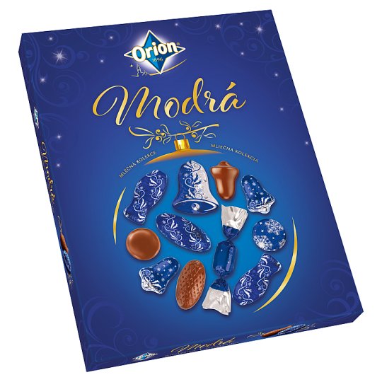 ORION Vánoční kolekce modrá mléčná 500g