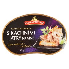 Veselá Pastýřka Pate With Duck Liver In Wine 150g - Tesco Groceries