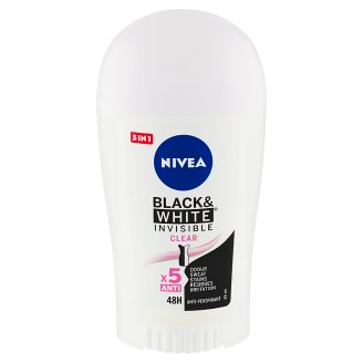 Nivea Black & White Invisible Clear Tuhý antiperspirant 40ml