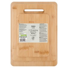 Tesco Home Chopping Boards Bamboo 3 pcs