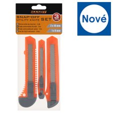 Handy Snap-Off Utility Knife Set 3 pcs