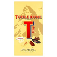 Toblerone Tiny výběr švýcarských čokolád s medovo-mandlovým nugátem 200g